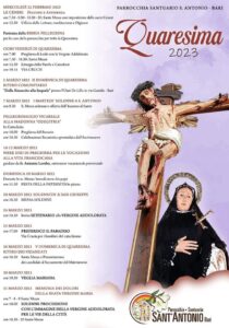 Programma Quaresima 2023 parrocchia Sant'Antonio